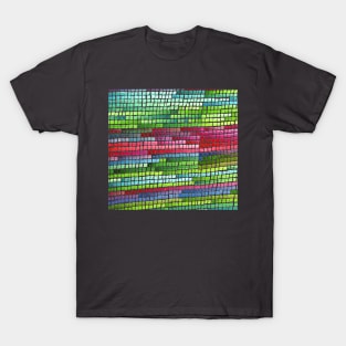 Watercolor Square Pattern T-Shirt